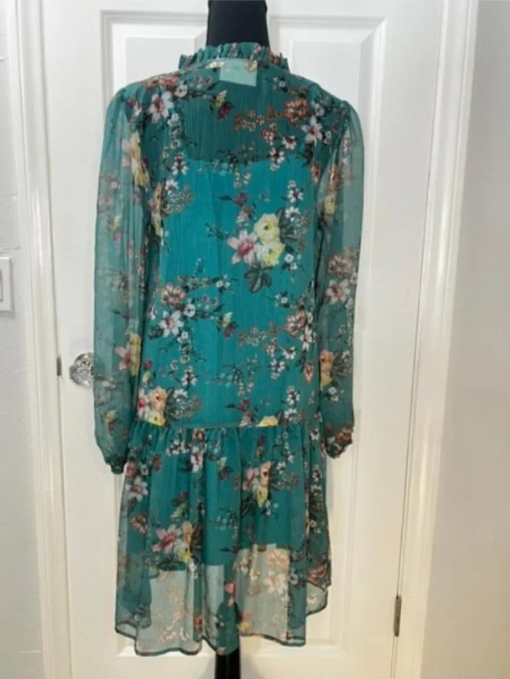 Maeve Emmy Tunic Dress in Blue Green from Anthropologie – Size Small - NWOT
